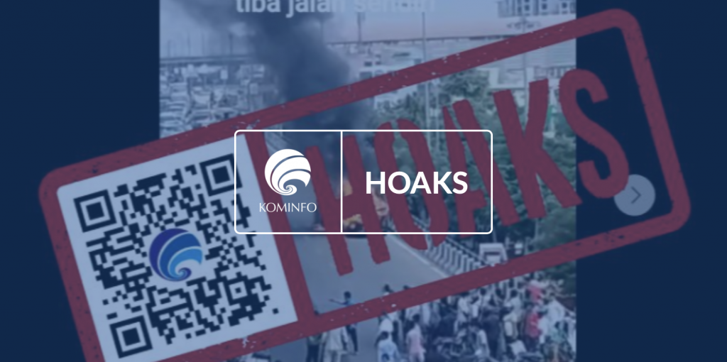 [HOAKS] VIDEO MOBIL TERBAKAR YANG DIKEMUDIKAN ARWAH